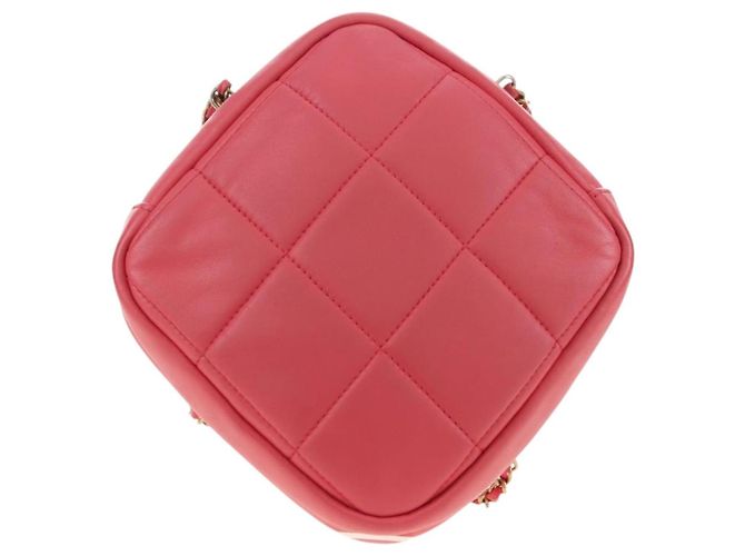 CHANEL Chain Matelasse Schultertasche Lammfell Rosa Gold CC Authentisch 181486SAM Pink Golden - Ansicht 2