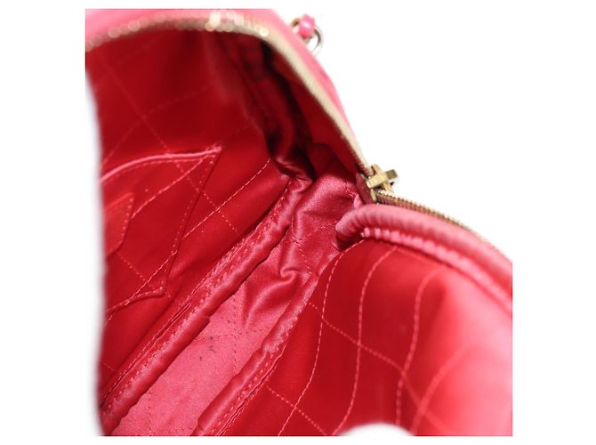 CHANEL Chain Matelasse Schultertasche Lammfell Rosa Gold CC Authentisch 181486SAM Pink Golden - Ansicht 21