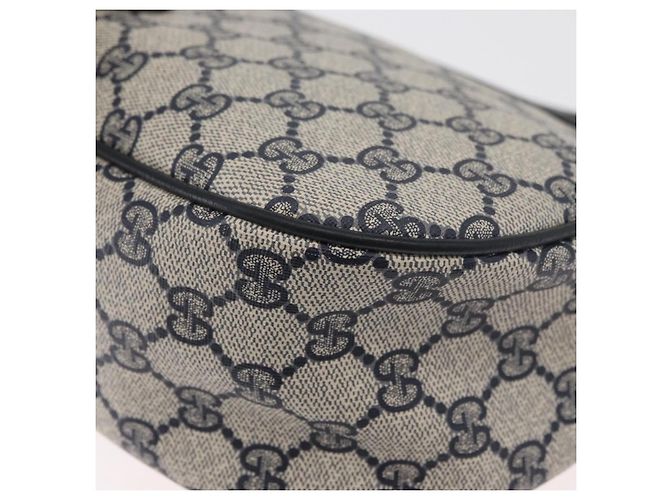 Borsa a Spalla GUCCI GG Supreme Sherry Line PVC Blu Navy Oro 89 02 032 Auth 180128 D'oro - vista 17