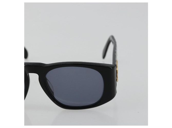 Occhiali da sole CHANEL plastica Nero CC Auth BA13228 - vista 7
