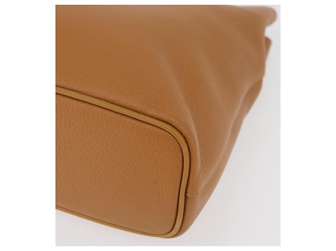 Borsa Burberry in pelle marrone oro Auth 182467 D'oro - vista 14