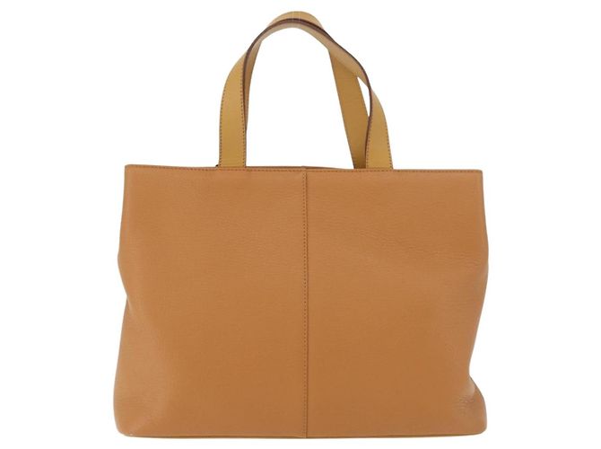 Borsa Burberry in pelle marrone oro Auth 182467 D'oro - vista 2