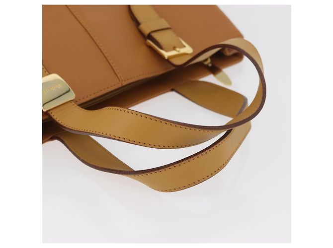 Borsa Burberry in pelle marrone oro Auth 182467 D'oro - vista 7