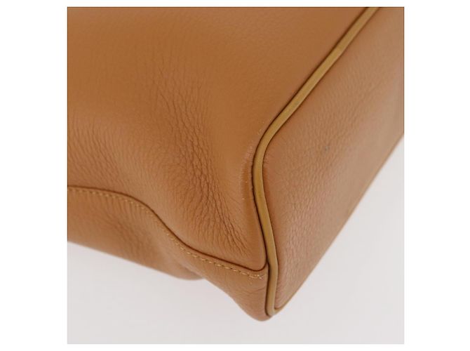 Borsa Burberry in pelle marrone oro Auth 182467 D'oro - vista 9