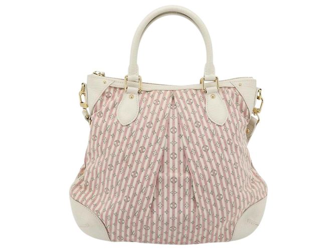BORSA LOUIS VUITTON Mini Lin Marina GM Croisette 2way Rosa M95493 LV Auth 171252V - vista 13