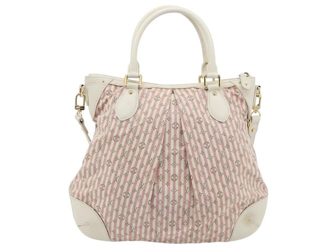 BORSA LOUIS VUITTON Mini Lin Marina GM Croisette 2way Rosa M95493 LV Auth 171252V - vista 2