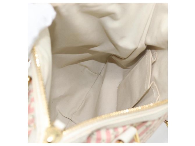 BORSA LOUIS VUITTON Mini Lin Marina GM Croisette 2way Rosa M95493 LV Auth 171252V - vista 21