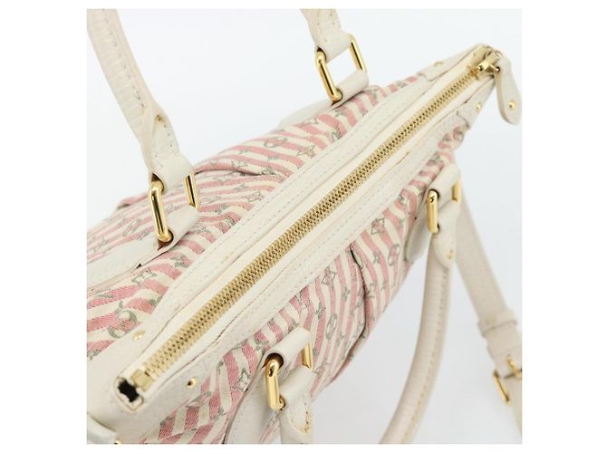 BORSA LOUIS VUITTON Mini Lin Marina GM Croisette 2way Rosa M95493 LV Auth 171252V - vista 6