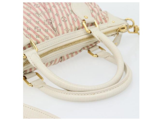 BORSA LOUIS VUITTON Mini Lin Marina GM Croisette 2way Rosa M95493 LV Auth 171252V - vista 7
