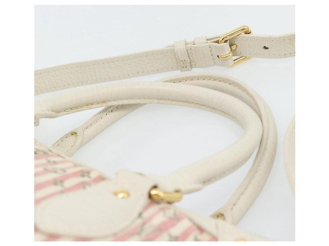 BORSA LOUIS VUITTON Mini Lin Marina GM Croisette 2way Rosa M95493 LV Auth 171252V - vista 8