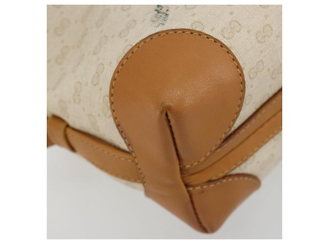 GUCCI Micro GG Supreme Schultertasche PVC Weiß Gold Auth 180109 Golden - Ansicht 14