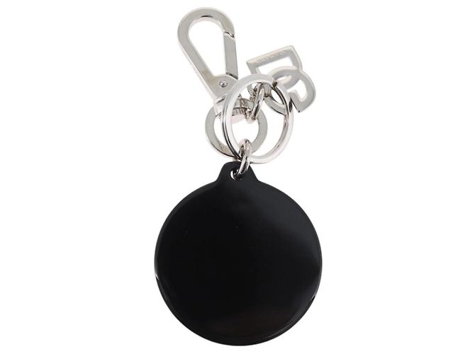 Dolce & Gabbana Portachiavi DOLCE&GABBANA in metallo Nero Argento Auth 167362M - vista 6