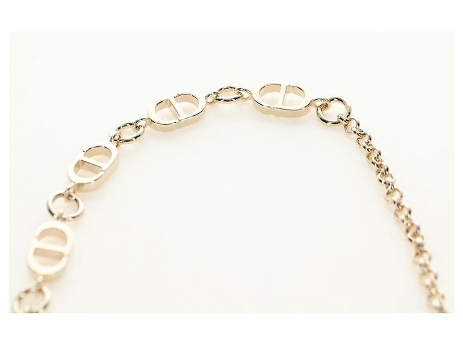 Bolso de hombro Christian Dior Canage Chain de piel Oro Auth 181440SM Dorado - vista 15