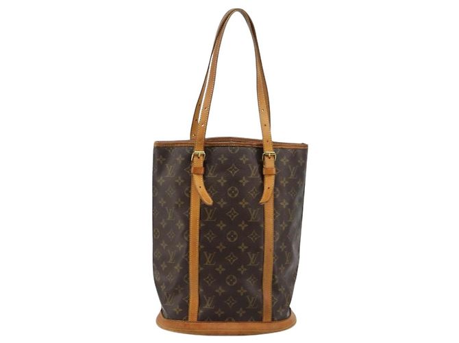 LOUIS VUITTON Borsa a Spalla Monogram Bucket GM M42236 LV Auth bs35328 Monogramma - vista 13