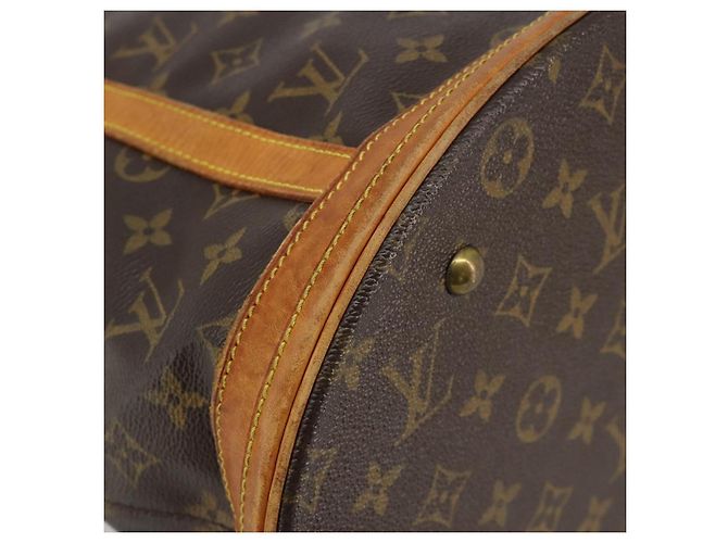 LOUIS VUITTON Borsa a Spalla Monogram Bucket GM M42236 LV Auth bs35328 Monogramma - vista 16