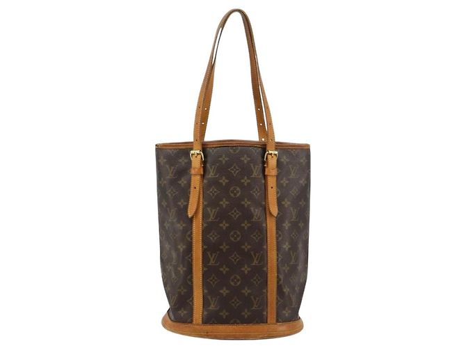 LOUIS VUITTON Borsa a Spalla Monogram Bucket GM M42236 LV Auth bs35328 Monogramma - vista 2