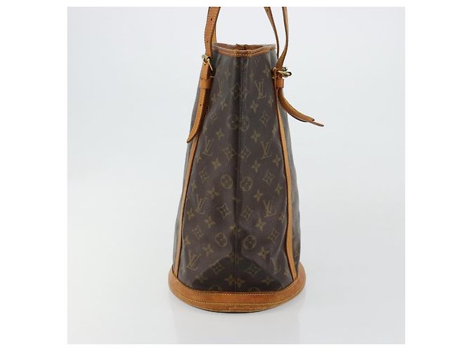 LOUIS VUITTON Borsa a Spalla Monogram Bucket GM M42236 LV Auth bs35328 Monogramma - vista 4