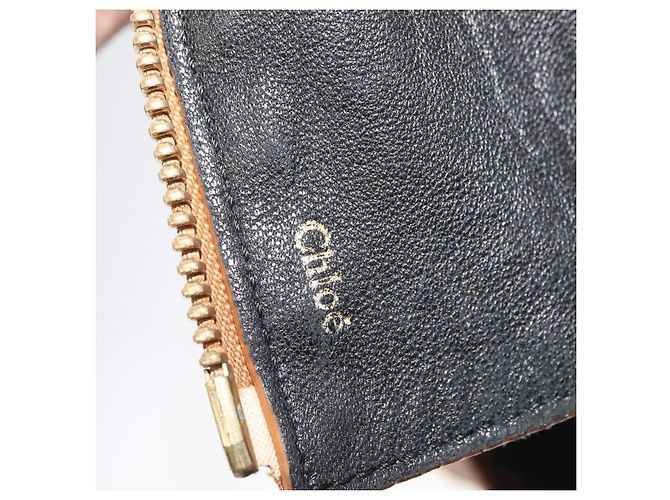 Chloé Borsa a tracolla Chloe in pelle marrone oro Auth 180199 D'oro - vista 17