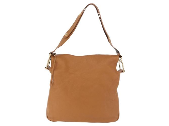 Chloé Borsa a tracolla Chloe in pelle marrone oro Auth 180199 D'oro - vista 2