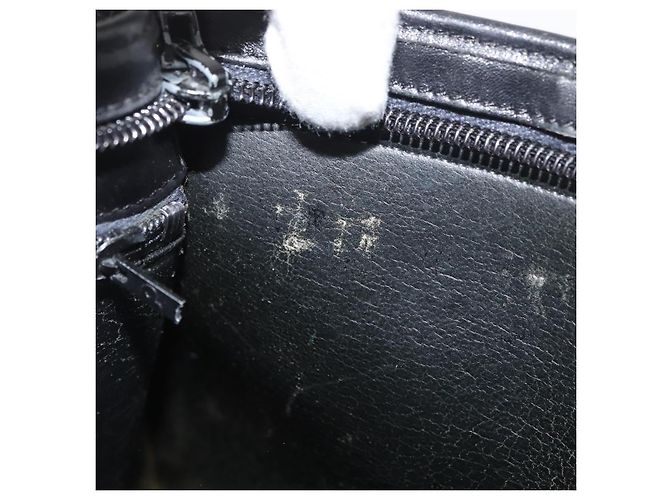 Borsa a Spalla Christian Dior in Pelle Nera e Oro Auth 182420 Nero D'oro - vista 12