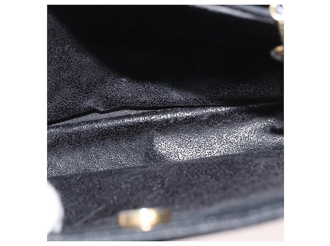 GUCCI Bamboo Tote Bag Wildleder Schwarz Gold 002 2865 0260 Auth 180218 Golden - Ansicht 20