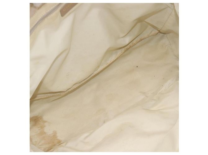 CHANEL Nuova Borsa Tote Travel in Nylon Beige Oro CC Auth 180906 D'oro - vista 11