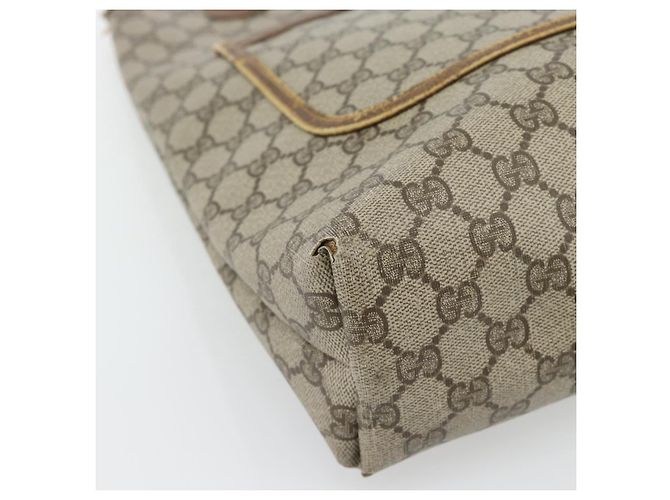 Borsa Tote GUCCI GG Supreme Web Sherry Line PVC Beige Red 39 02 003 Auth 180903 - vista 14