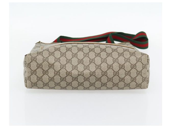 Borsa Tote GUCCI GG Supreme Web Sherry Line PVC Beige Red 39 02 003 Auth 180903 - vista 5