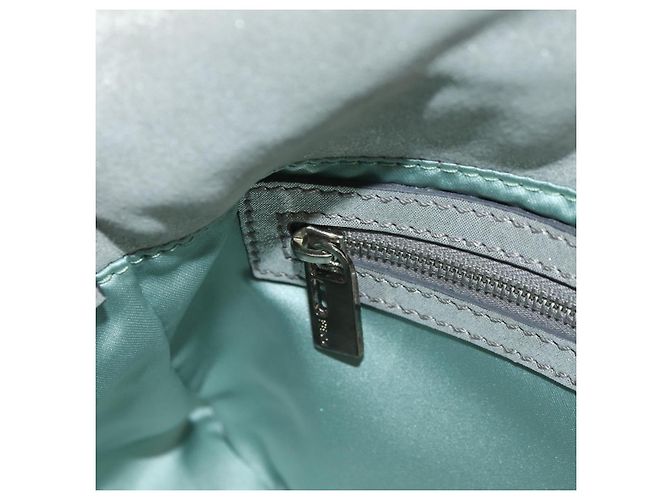 FENDI Borsa a Spalla Mamma Baguette in Pelle con Strass Argento Autentica yk20386SM - vista 26