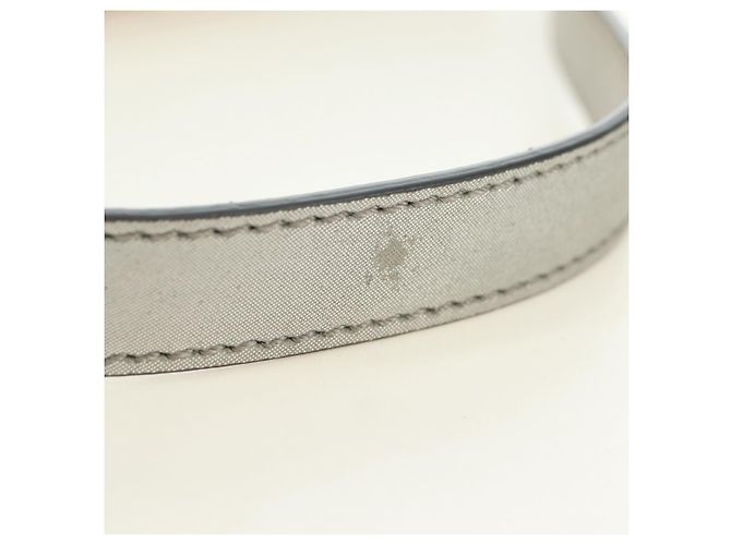 FENDI Borsa a Spalla Mamma Baguette in Pelle con Strass Argento Autentica yk20386SM - vista 8