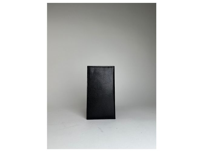 Céline Cartera de cuero vintage Celine negra y dorada Negro - vista 2