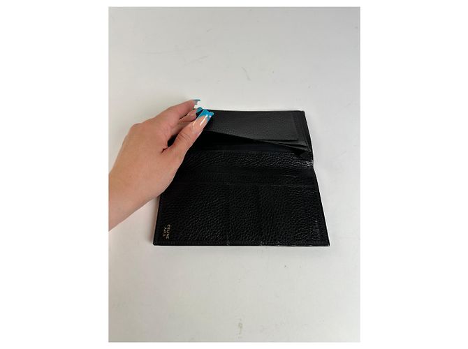 Céline Cartera de cuero vintage Celine negra y dorada Negro - vista 6