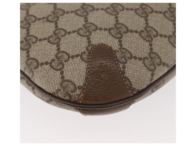 Bolsa GUCCI GG Supreme Web Sherry Line PVC Bege Ouro 904 02 026 Auth BA12949 Dourado - vista 15