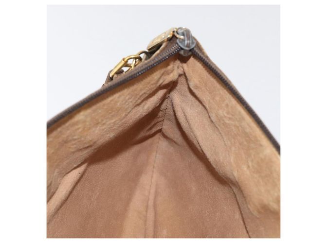 Bolsa GUCCI GG Supreme Web Sherry Line PVC Bege Ouro 904 02 026 Auth BA12949 Dourado - vista 20
