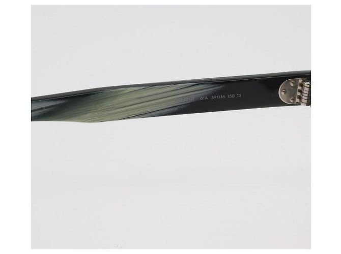 Céline Gafas de sol CELINE de plástico Verde Auth BA13226A - vista 11