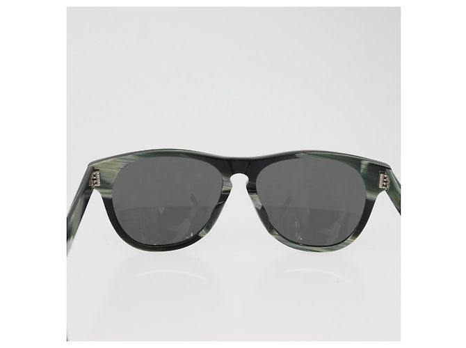 Céline Gafas de sol CELINE de plástico Verde Auth BA13226A - vista 3