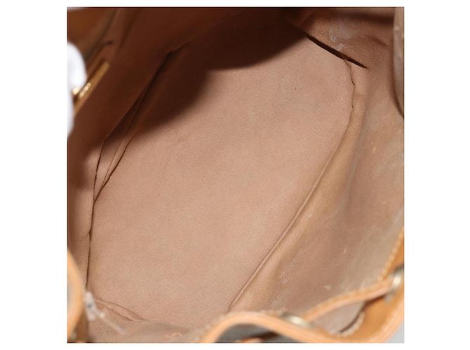 Borsa a Spalla GUCCI Micro GG Supreme PVC Beige Oro 001 904 0791 Auth 182379 D'oro - vista 11