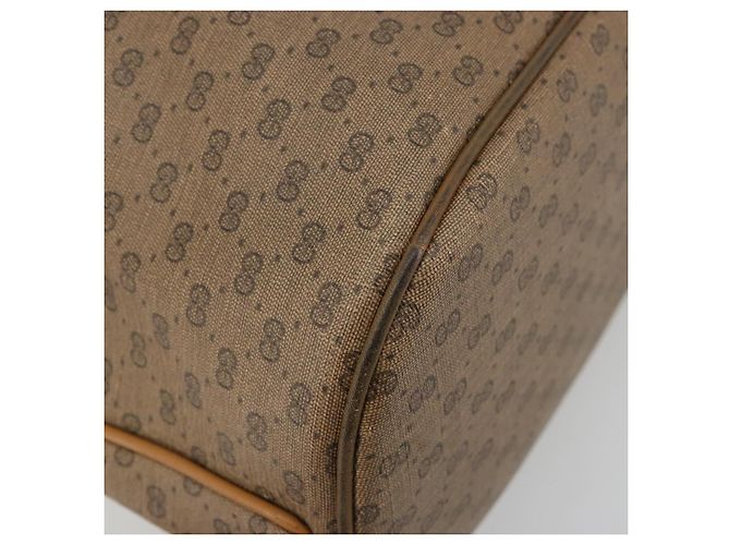 Borsa a Spalla GUCCI Micro GG Supreme PVC Beige Oro 001 904 0791 Auth 182379 D'oro - vista 14