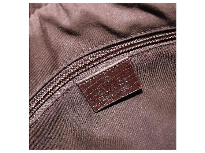 Borsa GUCCI GG Supreme in PVC Beige Silver 140959 Auth ka4521 Argento - vista 20