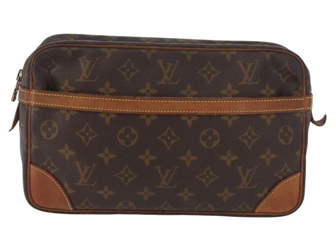 LOUIS VUITTON Monogram Compiegne 28 Clutch Bag M51845 LV Auth BA13159 Monogramm - Ansicht 13