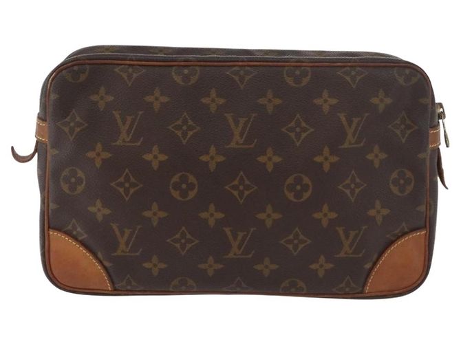 LOUIS VUITTON Monogram Compiegne 28 Clutch Bag M51845 LV Auth BA13159 Monogramm - Ansicht 2
