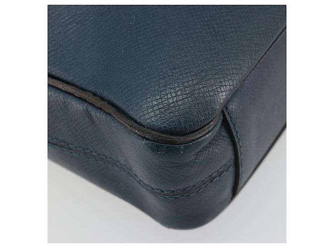 LOUIS VUITTON Taiga Porte Documents Business PDB Bag Blue M30645 LV Auth ka4533 - vista 14