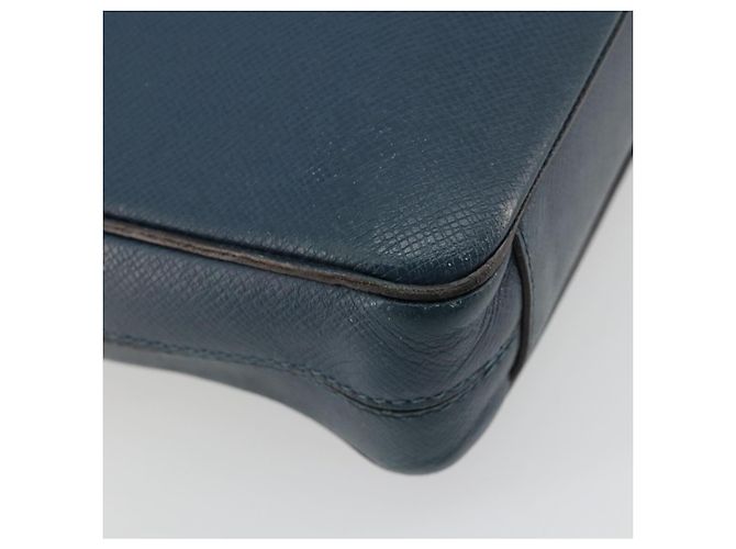 LOUIS VUITTON Taiga Porte Documents Business PDB Bag Blue M30645 LV Auth ka4533 - vista 16