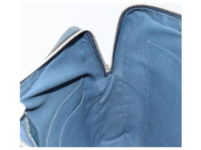 LOUIS VUITTON Taiga Porte Documents Business PDB Bag Blue M30645 LV Auth ka4533 - vista 18