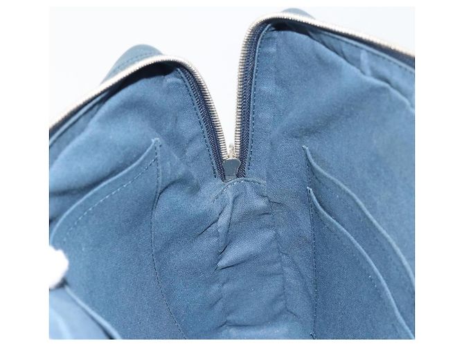 LOUIS VUITTON Taiga Porte Documents Business PDB Bag Blue M30645 LV Auth ka4533 - vista 19