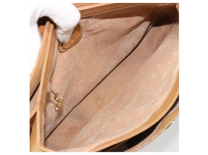 Borsa GUCCI Micro GG Supreme in PVC Beige Oro 000 46 4857 Auth 182375 D'oro - vista 10