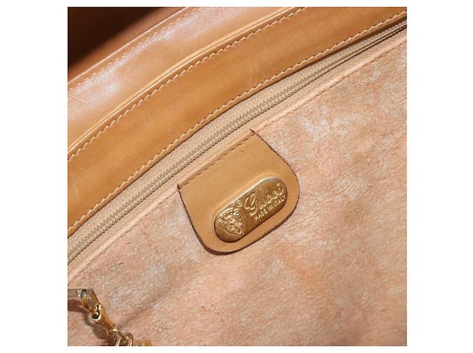 Borsa GUCCI Micro GG Supreme in PVC Beige Oro 000 46 4857 Auth 182375 D'oro - vista 18