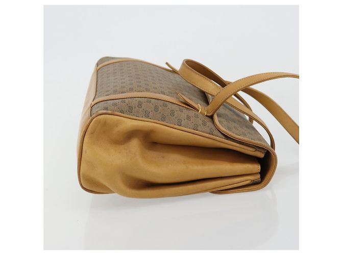 Borsa GUCCI Micro GG Supreme in PVC Beige Oro 000 46 4857 Auth 182375 D'oro - vista 3