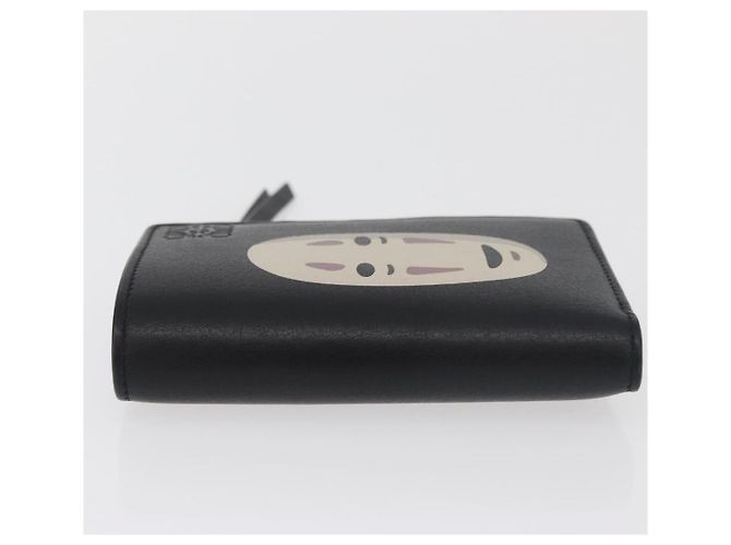 LOEWE Studio Ghibli Spirited Away Kaonashi Portafoglio in pelle Nero Auth 167359SM D'oro - vista 4