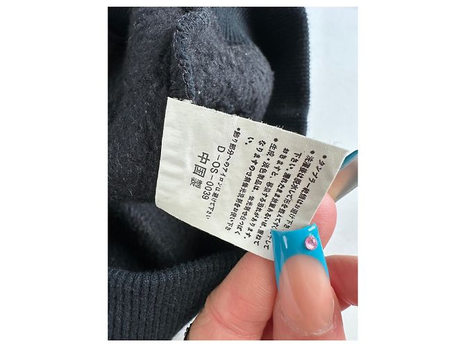 Felpa in misto cotone Vintage Courreges Nero M - vista 10